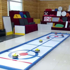 Piste de curling synthétique ZSPE adaptée à l'intérieur pour les centres de curling avec panneaux de patinoire synthétique - Product Image 1