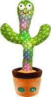 Jouet cactus dansant unisexe pour bébé, jouet éducatif pour enfants, imitation et conversation