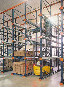 نظام أرفف البليت من خلال محرك الأقراص OEM قابل للتعديل حل رف مستودع معدني مع حماية التآكل بالجملة - Product Image 4