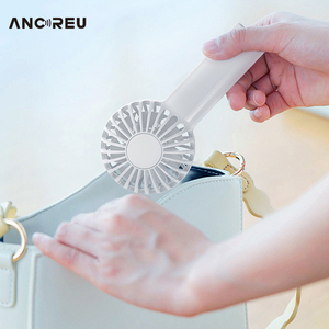 พัดลมพกพาแบบพับได้ ชาร์จไฟได้ ขนาดเล็ก ปรับความเร็วได้ 3 ระดับ ใช้แบตเตอรี่ เหมาะสำหรับใช้ในบ้าน โรงแรม สำนักงาน ภายในอาคาร และในรถยนต์ - Product Image 3