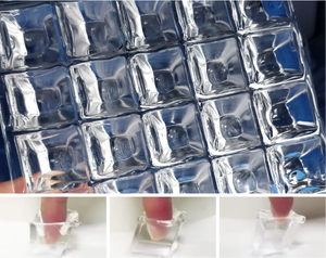 เครื่องทำน้ำแข็งเชิงพาณิชย์เครื่องทำน้ำแข็งอัตโนมัติ GK60 133ปอนด์/24hrs สำหรับร้านชานม - Product Image 4