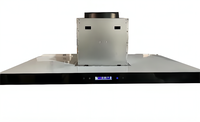 Hotte de cuisine intelligente à commande à distance, évacuation automatique des gaz de combustion, forte ventilation, hotte d'évacuation des fumées, cuisinière