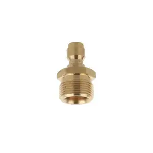 Universal connector for high pressure car wash machine triggers guns and hose connecting brass adapter