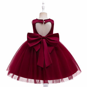 Robes de princesse de haute qualité pour filles, robes de fête pour enfants avec découpe en forme de cœur, vêtements pour bébés, vêtements formels pour filles - Product Image 4