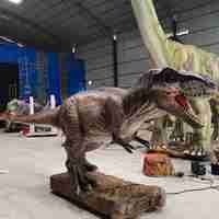 Parc à thème dinosaure artificiel modèle animatronique grandeur nature dinosaure tyrannosaure fait à la main