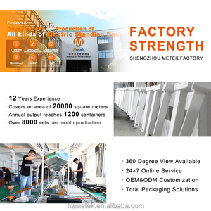 Bàn học di động bàn đứng điện có thể điều chỉnh chiều cao chân bàn chơi game Bàn máy tính - Product Image 5