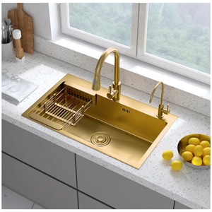 Cascata in acciaio inox cucina moderna multifunzione lavello cucina lavello cucina nascosta lavello - Product Image 4