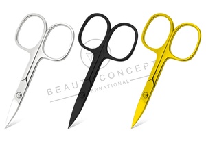 Ciseaux à cuticules de qualité supérieure, grand format, style boucle pour les doigts, avec pointe en forme de tour, coupe précise pour manucure et pédicure, ciseaux de manucure - Product Image 4