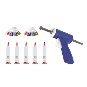 10ml Manual Syringe Gun Single Liquid Glue Gun 10cc Cones Combination