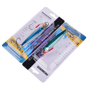 메탈 지그 패스트 싱킹 지깅 미끼 17g-60g 실물 같은 3D 눈 지깅 미끼 - Product Image 5