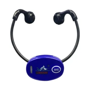 Swimming Coach Teaching Device Multi Speaking Walkie Talkie Bone Conduction Headphone Radio Earpiece