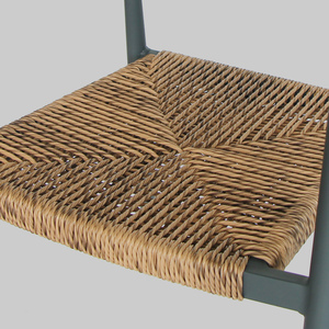 Silla de Comedor Moderna para Patio y Restaurante, Apilable, de Aluminio y Ratán para Exteriores, Venta al Por Mayor, Foshan - Product Image 3