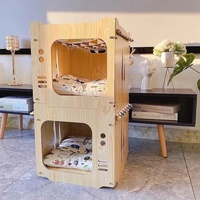 Kangdarpet Groothandel Houten Dierenhuisje - Ademend Schuilplaats voor Katten, Konijnen & Kleine Honden - Robuust & Milieuvriendelijk