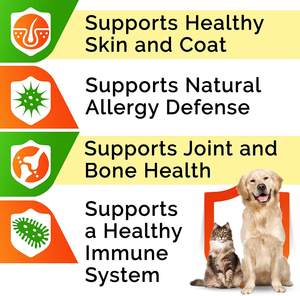 Aceite de Salmón Salvaje de Alaska para Perros y Gatos, Aceite de Pescado 100% Puro, Alimento Líquido para la Piel y el Pelaje, Suplementos para la Caída del Pelo de Perros, Articulaciones, Sistema Inmunológico - Product Image 4