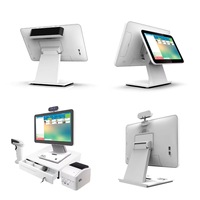 Sistema POS Todo en Uno con Android 11, Impresora de Facturación para Restaurantes y Comercios, Terminal Punto de Venta Táctil, Caja Registradora