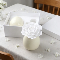 Diffuseur d'huiles essentielles pour la maison, en céramique, 100 ml, fait main, en porcelaine, parfumé aux fleurs, aromathérapie, désodorisant d'ambiance