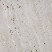 Dalles de pierre de travertin beige naturel, panneaux fins, revêtement mural de luxe, carrelage pour projet de décoration intérieure de villa et d'hôtel, vente en gros
