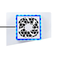 Refroidisseur de ventilateur de refroidissement réglable monté sur le côté de la console de jeu d'usine pour disque PS5 SLIM et édition numérique