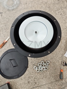 PTG 4인치 115mm 직경 블랙 에어 필터 압력 공기 링 블로어/진공 펌프용 - Product Image 3