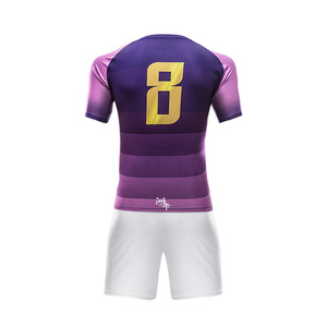High quality breathable men and women children soccer uniform design fashion football jersey uniforms - Product Image 4