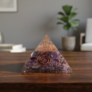 Wholesale Agate Turquoise <b>Crystal</b> Copper Energy Pyramid Semi-Precious Stone Crafts Reiki Charged <b>Orgone</b> Pyramid - Product Image 3
