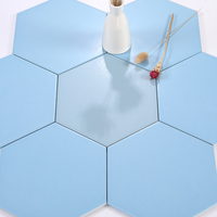 Carreaux de sol émaillés hexagonaux en terre cuite 115*230*200mm Finition mate de MDC Foshan pour les carreaux de porcelaine à usage intérieur
