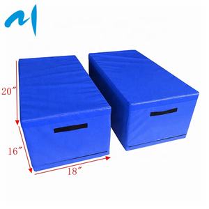 Ensembles de boîtes en plastique souple 20 "X 18" X 16 "Boîte de saut de gymnastique remplie de mousse PE haute densité - Product Image 3