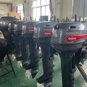 Himarine nouveau support de tableau arrière de <span class=keywords><strong>moteur</strong></span> refroidi à l'eau à essence 2 temps 15HP <span class=keywords><strong>pour</strong></span> bateau gonflable et <span class=keywords><strong>kayak</strong></span> - Product Image 3