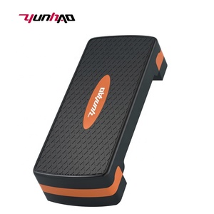 YunCheng High-Quality Multi-Color Optional Fitness Exercise Aerobic <strong>Step</strong> <strong>Platform</strong> Adjustable Aerobic <strong>Step</strong> 68*28*15CM - Product Image 1