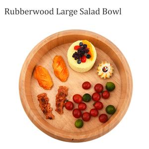 ชามขนาดใหญ่ทำจาก<span class=keywords><strong>ไม้</strong></span>ยางพาราทรงตันชามซุปชามขนาดใหญ่เครื่องใช้บนโต๊ะอาหารทำจาก<span class=keywords><strong>ไม้</strong></span> - Product Image 2