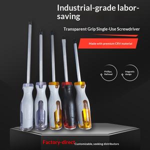 Многофункциональная магнитная отвертка двойного назначения с прозрачной рукояткой и высокой твердостью, поставляемая напрямую с завода, для ремонта - Product Image 2