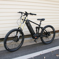 Vélo de montagne électrique à suspension intégrale à moteur central Bafang G510 1000W 48V haute puissance