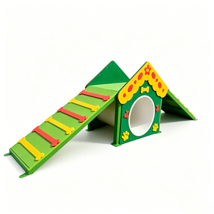 Ensemble de terrain de jeu extérieur pour animaux de compagnie, équipement d'entraînement d'agilité multifonctionnel pour <span class=keywords><strong>parc</strong></span> canin - Product Image 4