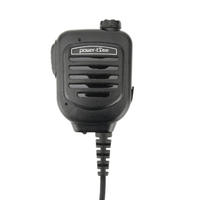 PTE-1314 Hafif Kablolu Plastik Sağlam El Tipi Hoparlörlü Mikrofon, Dahili Pil ile POC Telsizleri için