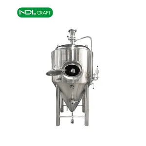 50 100 150 600 1000 2000 Galon 500l Tangki Fermentasi Kerucut Stainless Steel Fermenter Bir Brewery