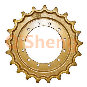 La miniexcavadora YC60 incluye transmisión por engranajes, anillo de engranajes, rueda de cadena y rodillo. Piñón del tren de rodaje de alta calidad - Product Image 3