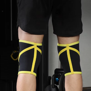 <span class=keywords><strong>Genouillère</strong></span> en néoprène antidérapante en nid d'abeille de 7 mm pour la musculation et le cross-training - Product Image 2