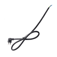 Cable de extensión de Alimentación de 3 núcleos y 3 pines personalizado de fábrica, cola de enchufe C7, Material de goma especial IEC para ordenador estándar de Tailandia
