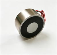 Électroaimant de maintien permanent cylindrique 12V 24V à déclenchement par alimentation SP6045K, force de maintien 85KG, IP68