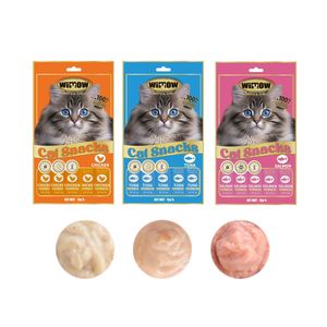 Wimow Fournisseur en gros 15g de barres crémeuses pour chat Bâton de friandises léchant Pochette en vrac Collations Nourriture humide - Product Image 3
