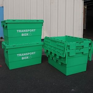 Heavy-Duty nhựa Stack và Nest container Trinh Nữ PP chất liệu rắn hộp phong cách có thể tái chế và nestable cho cosmeceutical cửa hàng - Product Image 3