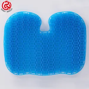 TPE Office Gel Seat Cushions Cooling Gel Seat Cushion For Outdoor And Indoor