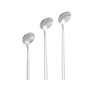 Cuchara para condimentos de acero inoxidable 304, agitador creativo pequeño y redondo para café/postre, regalo para taza de cerámica - Product Image 5