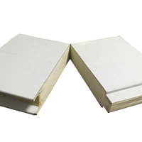 Isolation thermique 50 ~ 200mm épaisseur polyuréthane PU panneau sandwich toiture et panneaux muraux