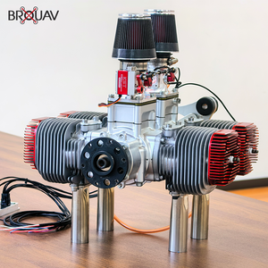 Motor de gasolina refrigerado por aire de 120CC 170CC 500CC para modelos de aviones RC grandes, motor de aviación EFI - Product Image 2