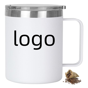 10 oz <b>Orange</b> Mugs for Printing Low Ball Fat Water Mugs with Lid Small Cute Coffee Mug Custom logo for Christmas Festival Cups - Product Image 4