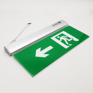 <span class=keywords><strong>Feu</strong></span> <span class=keywords><strong>vert</strong></span> à led pour sortie de secours avec <span class=keywords><strong>batterie</strong></span> rechargeable - Product Image 3