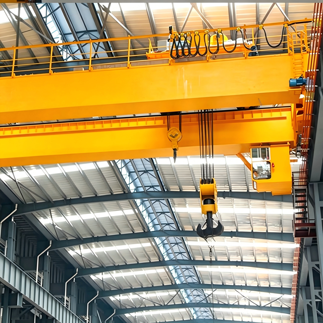 50/10 Ton Heavy Duty European Double Girder Overhead Bridge Crane EOT Crane for Workshop