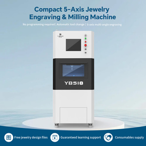 Mini 5-trục <span class=keywords><strong>CNC</strong></span> đồ trang sức khắc và máy phay với ATC | Vàng & bạc làm đồ trang sức - Product Image 2