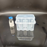 10 Pezzi Scatola di Stoccaggio per Fiale in LDPE Riciclato, Contenitore Rettangolare per Fiale Liofilizzate da 3ml 7ml 10ml, Vendita all'Ingrosso